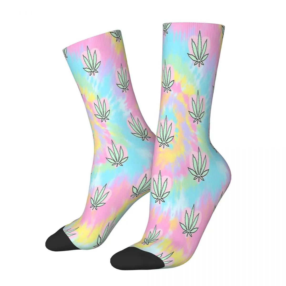 Чорапи с шарени листа, плевели, чорапи с шарени листа, плевели, мъжки дамски зимни чорапи Harajuku