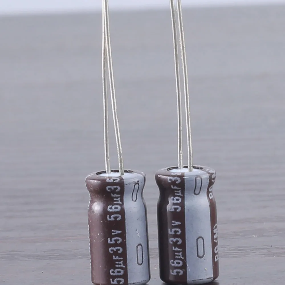 20pcs електролитни кондензатори Nichicon PB 56 icf 35 В 56mfd 105 ℃ 6,3*11 мм