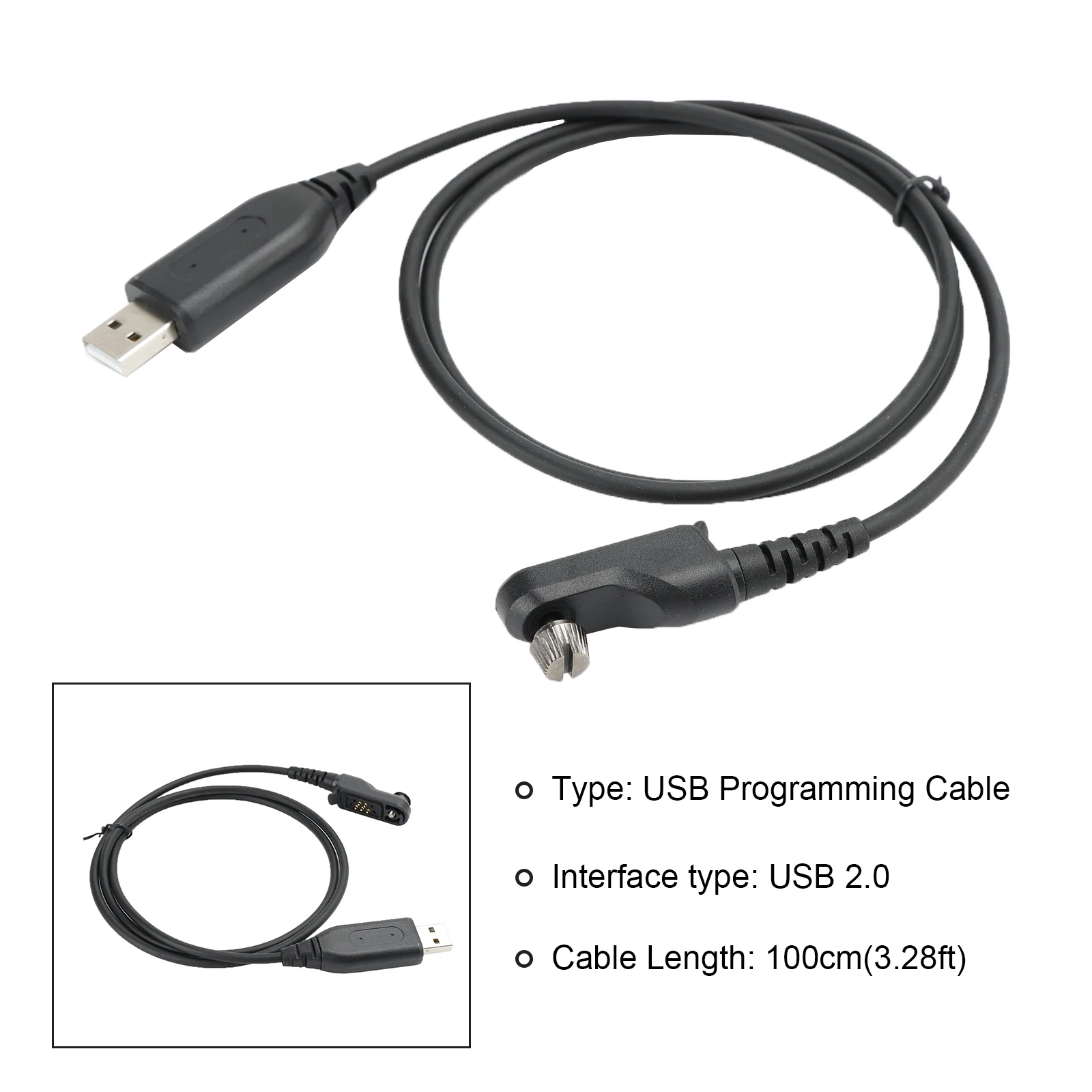 USB кабел за програмиране Artudatech AP510-USB за радио Hytera AP510 AP580 BP560 BP510