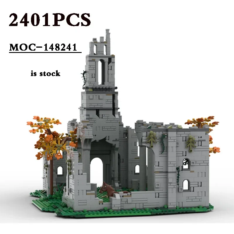 MOC-148241 Пръстен Элдона, църквата на Ойлер, Модел сградата на Градската сграда, 2401 бр. Строителни блокове, играчки за възрастни, подаръци за рожден Ден, Коледа